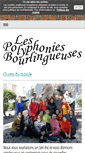 Mobile Screenshot of lespolyphoniesbourlingueuses.org