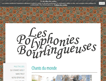 Tablet Screenshot of lespolyphoniesbourlingueuses.org